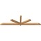 Ekena Millwork Kennewick Timber Gable Bracket, Western Red Cedar, 96"W x 28"H x 3 1/2"D x 3 1/2"F, 7/12 Pitch GBW096X28X0404KEN00SWR - alternate 5